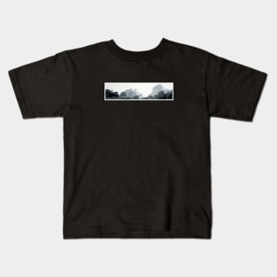 Dark Sky Clouds By Minimal DM Kids T-Shirt